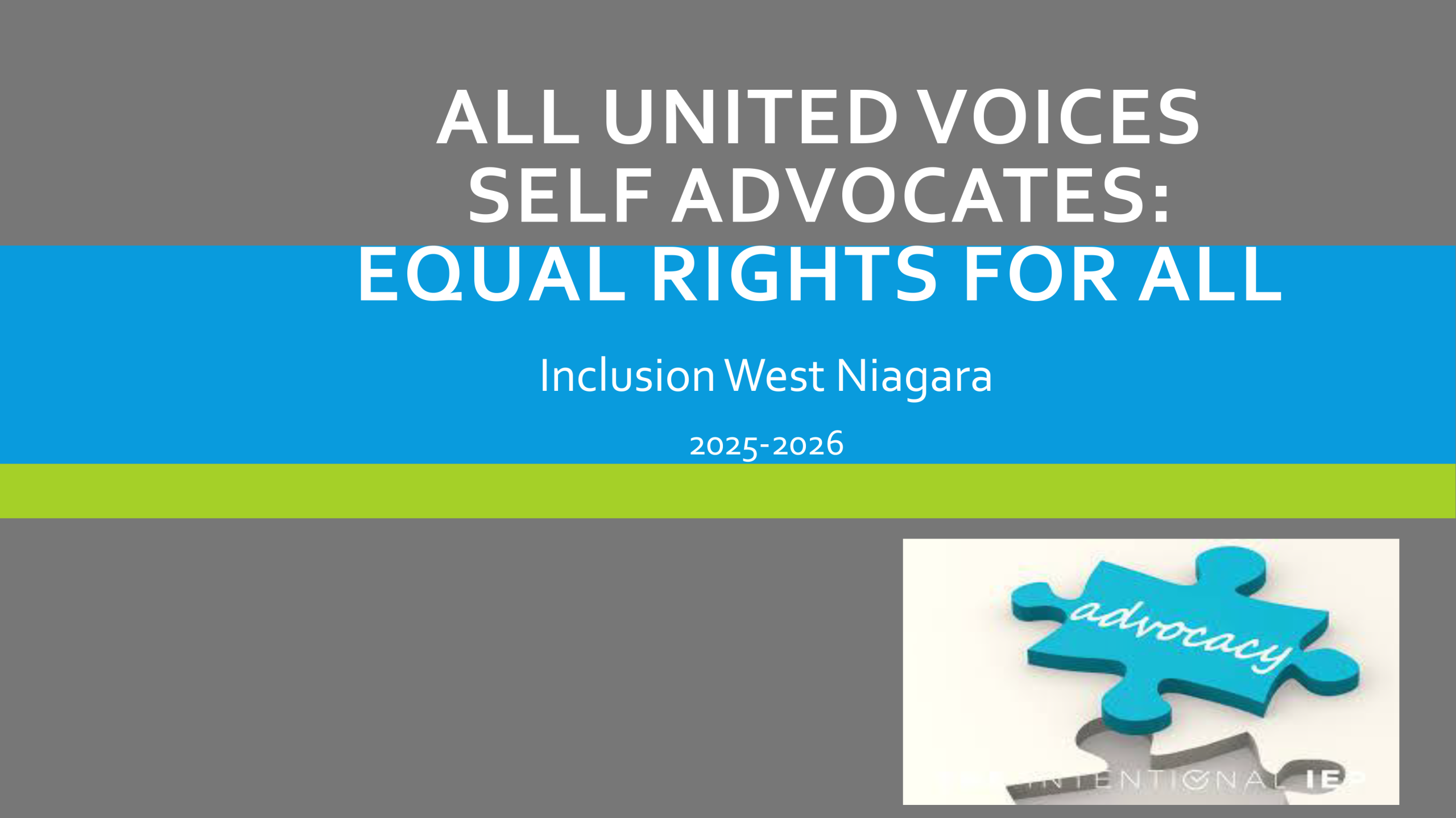 All United Voices – Self Advocates