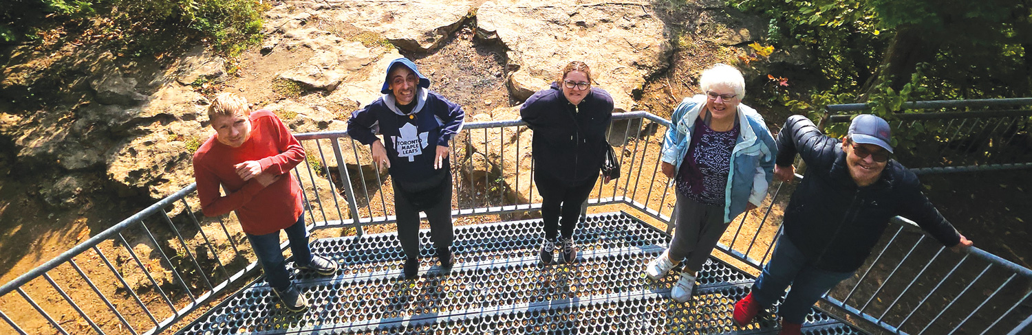 Kirk, Cathy, Angel, Allan, Jamie at Beamer Falls